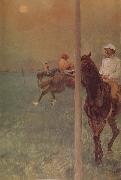 Edgar Degas Reinsman  before race oil painting reproduction